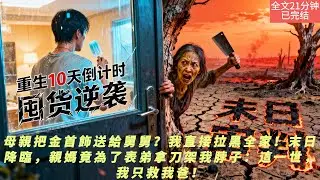 【全文二十一分鐘已完結|一口氣看末世生存系列】母親把金首飾送給舅舅？我直接拉黑全家！末日降臨，親媽竟為了表弟拿刀架我脖子：這一世，我只救我爸！