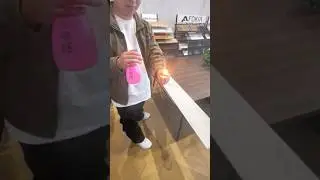 spc vinyl flooring fire test!！🔥#spcflooring #vinylflooring #firetest