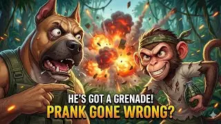 Dog vs Monkey War 🐶🐒 | Jungle Ki Sabse Funny Jung 😂🔥