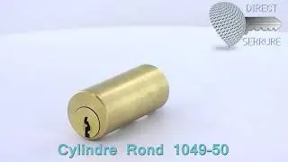 Cylindre rond - 1049-50 _ Direct-Serrure.fr