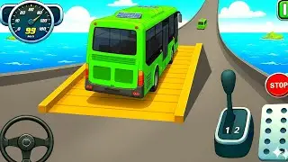 Mega Ramp Bus Racing 3D - Bus Racing Games Impossible GT Bus Stunt Racing - Android Gameplay Epis...