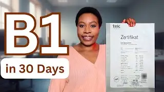 B1 German in 1 Month | How I Did It Without Classes