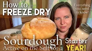 Freeze Drying Sourdough Starter! Shelf Stable for 1 Year!