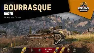 Bat.-Ch&acirc;tillon Bourrasque - Dozen / 12 frags, 8216 damage, 2174 exp., Mines, World of Tanks