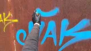 FARKLI CAPLER İLE TAG ATIP GRAFFİTİ BOMBİNG - HAK GRAFF