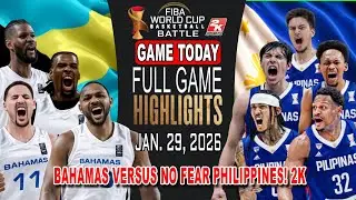 GILAS PILIPINAS vs BAHAMAS GAME TODAY January 29, 2026 - Philippines Can Beat Bahamas? 2k