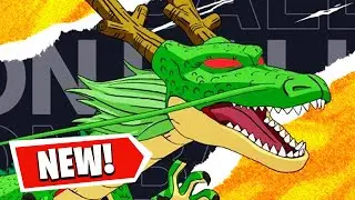 NEW Shenron Glider in Fortnite! (Lobby Showcase)