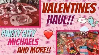 ❤️SUPER CUTE V DAY HAUL!! PARTY CITY, MICHAELS & MORE!!
