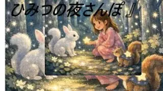 （眠りの子守絵本）ルナの眠りの森　幼児寝かしつけ効果オルゴールver