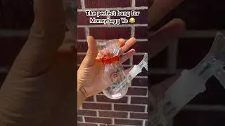 This bong is a bag of money 💰 #420 #funny #money #glass #giftideas