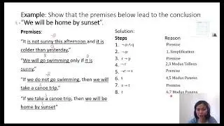 CC 111   Rules of Inference | Part 4 Using Rules of Inference to Build Arguments