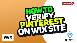 How to Verify Pinterest with WIX Website 2025