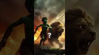 Friendship of the Hulk Child and the Jungle Lion#shorts #marvel #tiger