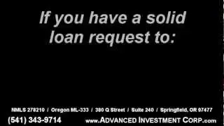 Oregon Private Money Hard Money Loans