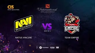 Natus Vincere  vs Team Empire, TI9 Qualifiers CIS, bo3, game 1 [Lex & 4ce]