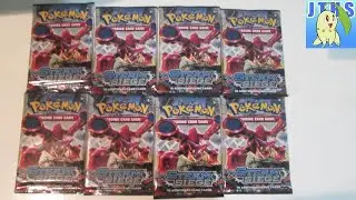 Opening 8 Volcanion Steam Siege Booster Packs!