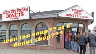 Donut shop Won Ton Soup review! Country Fresh Donuts Niagara Falls