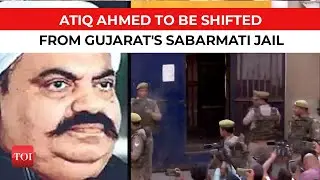 Video shows UP Police taking Atiq Ahmed to Prayagraj jail from Gujarat's Sabarmati Jail