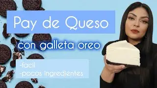 Pay de Queso, con galleta oreo ❄️🍰🍪(oreo Chisscake)#chessecake #postres 