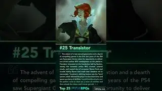 Top 25 PS4 RPGs - Transistor #jrpg #rpg #transistor