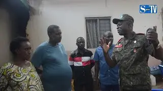 Le Général Fabien Dunia visite les familles victimes après repris du M23 dans la ville d'Uvira