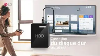 LG WebOS TV 6.0 - Connexion au disque dur externe