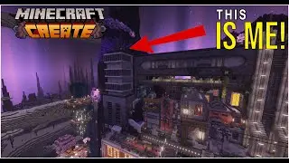 Я начал строить ПЕРВЫЙ небоскреб в Minecraft Create Mod!