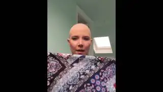 How to tie a head scarf during chemo or other hair loss, tutorial cancerwithasmile