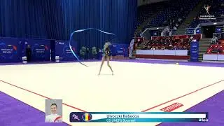 Ulvoczki Rebecca CS UNEFS Bucuresti Junioare  Ribbon Cupa Rom&acirc;niei la Gimnastică Ritmică &ndash; 2025