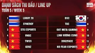 NBVN PRO LEAGUE W5D1 / Tuần 5 Ng&agrave;y 1 | TRIOS SCRIM | Naraka: Bladepoint