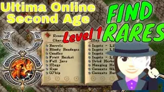 Ultima Online Second Age &mdash; НАЙДИТЕ РЕДКИЕ ПРЕДМЕТЫ 1-го уровня #руководство #хитрости
