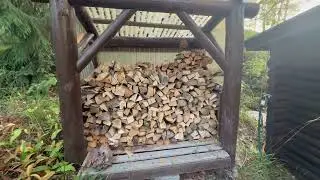 Koivuklapia pinoon