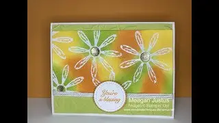How to use Sponging Technique in Card Making