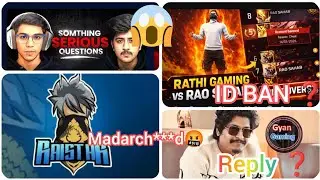 Raistar 🤬 Gyan Gaming Reply 🤯💥 Pc Ban ❌ In Free Fire 🥵 New Controvarsy 🚨