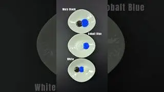 Let's Mixing Mars Black , Cobalt blue & White 😍 #colormixing #shorts  #asmr #relexing #satisfying