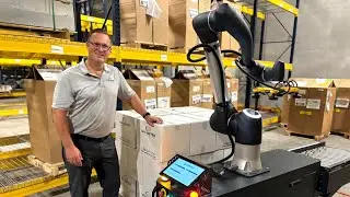 How to set up a beRobox Robotic Palletizer in 5 Minutes or Less