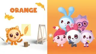 Orange (music video) | Shapes and colors | Babyriki