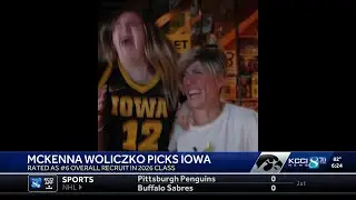 You have to see the moment 5-star recruit McKenna Woliczko commits to Iowa women's basketball