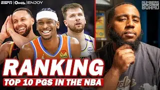 Ranking Top 10 PGs In The NBA | Numbers On The Board