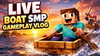 Welcome to my //LIVE BOAT SMP//  Gameplay Vlog #minecraft #gameplay