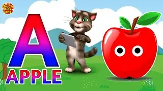 Фонетическая песенка 2 с двумя словами в 3D-формате - A для самолета - Песни про алфавит ABC со з...