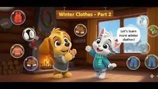 Winter Clothes for Kids ❄️ | Part 2 | Learning Videos for Kids | Tiny Tales Garden