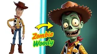 Toy Story as ZOMBIES! 🧟 Woody, Buzz & Jessie Turn Creepy 💀🪀