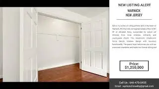 🏡 New Listing Alert: 1. Warwick NY real estate 2. Luxury estate for sale 3. Private land property...