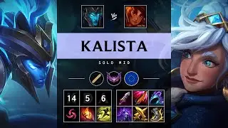 Kalista Mid vs Taliyah - EUW Master Patch 25.14