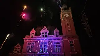Spéctacle pyrothenique + Déscente du Pére Noel à Moreuil 23 dec 2023