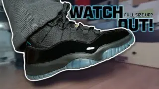ВНИМАТЕЛЬНО ВЫБИРАЙТЕ РАЗМЕР - JORDAN 11 GAMMA BLUE! ОБЗОР/НА НОГАХ!!! *РУКОВОДСТВО ПО РАЗМЕРАМ*