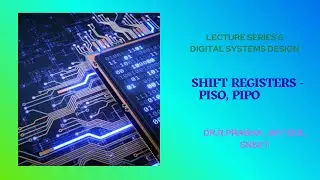 Shift registers &ndash; PISO,PIPO | Digital Systems Design | SNS Institutions