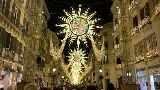 Las Luces de Navidad en la calle Larios de Malaga !!💫✨