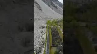 Drone shot at passu cones